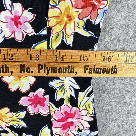 VTG Express Maxi Dress 3/4 Campagnie Internationale 90s Floral Boho Cottage* - Picture 13 of 16